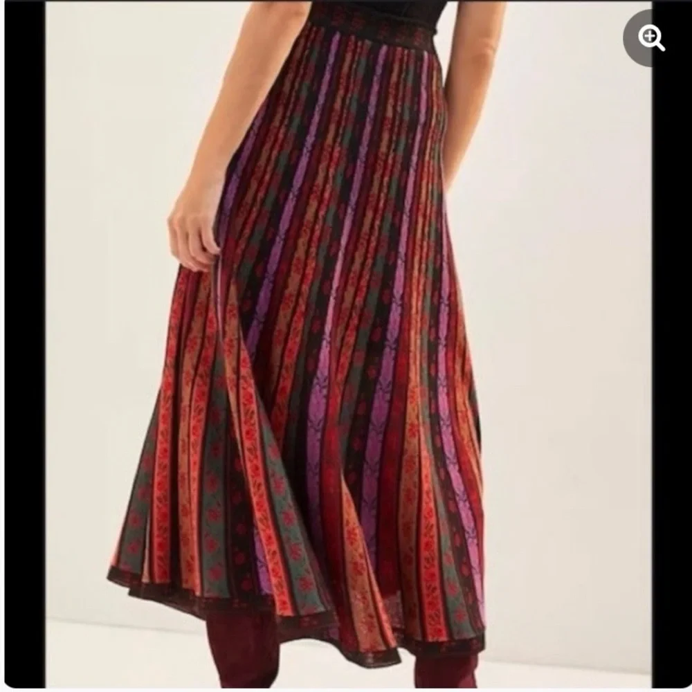 NEW Anthropologie Cecilia Prado Knit Sweater Skirt, Sz L - Picture 2 of 8